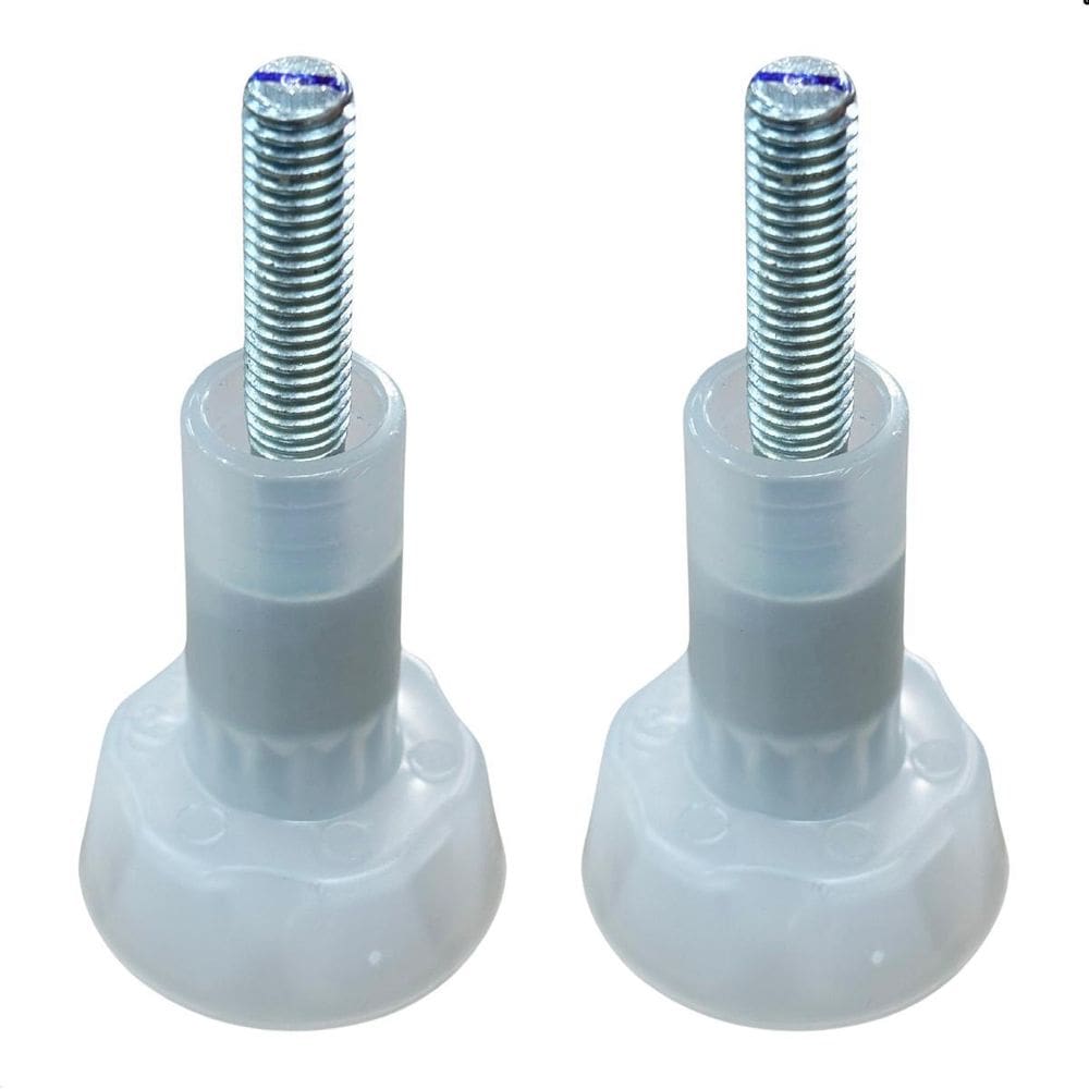 Kit 2 Pé Nivelador Geladeira Freezer Electrolux Df34R Tw42S