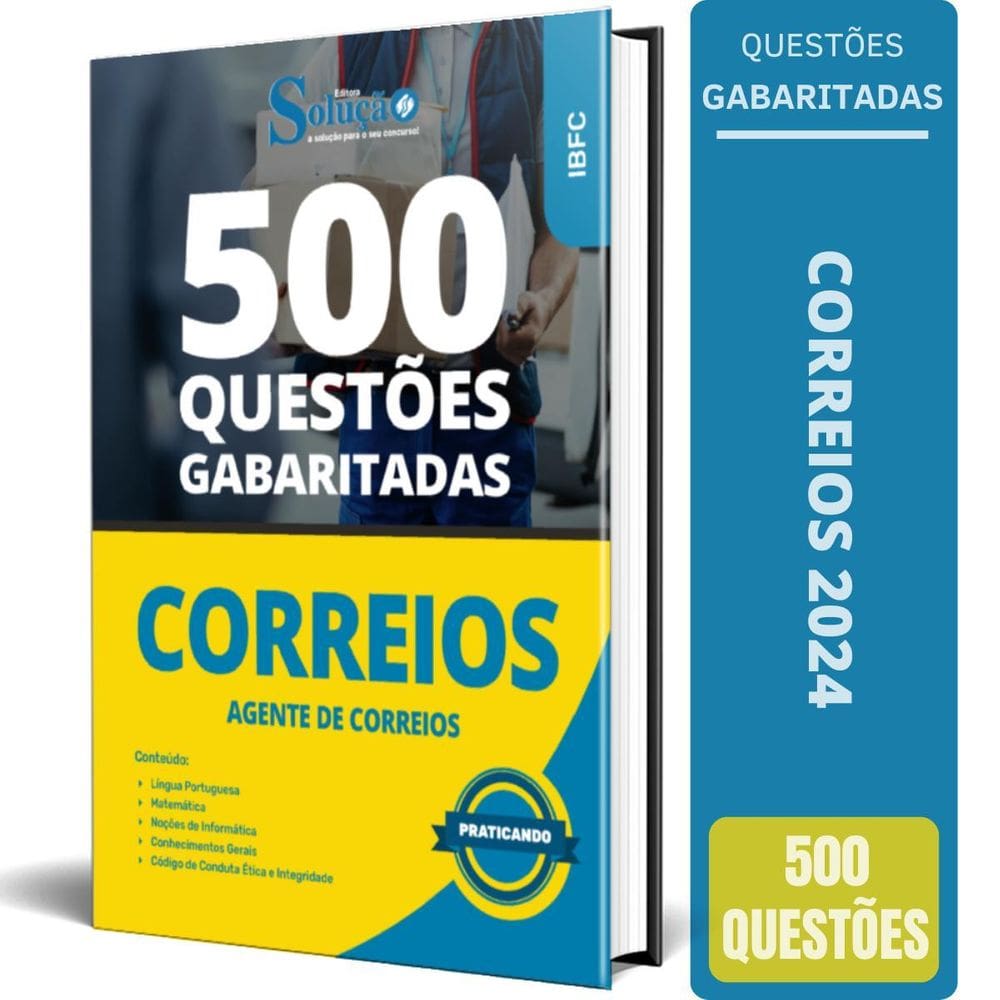 Caderno De Questões 2024 - Agente - 500 Questões Gabaritadas