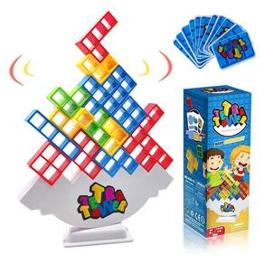 Jogo Tetra Tower Bloco De Encaixe Equilibrio Estratégia