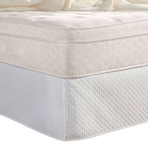 Saia Para Box De Colchão Queen 1 Peça Matelada 100% Poliéster - Branco