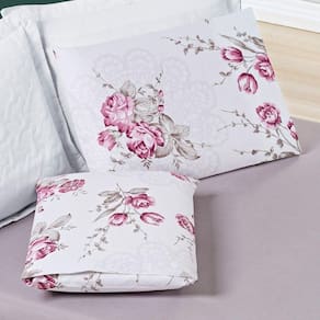 Jogo De Cama Avere Casal Padrão 03 Peças - Lilac