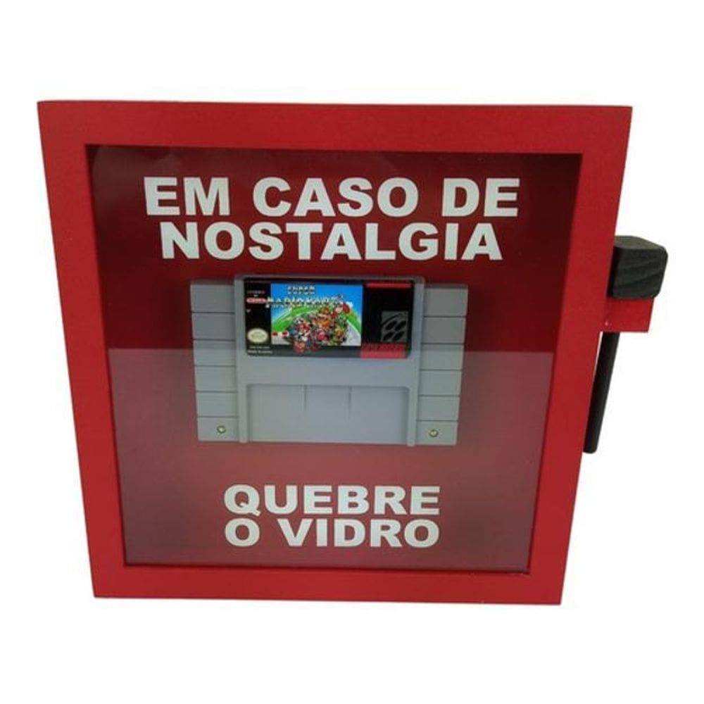 Quadro Gamer Mario-Kart Nostalgia Coleção Decoração Enfeite