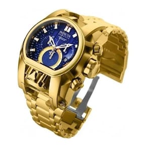 Relógio Zeus Magnum 25209 Banhado A Ouro 18K