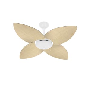 Ventilador Teto Turbo 4 Pás Palha Winds Branco Ventax 220V