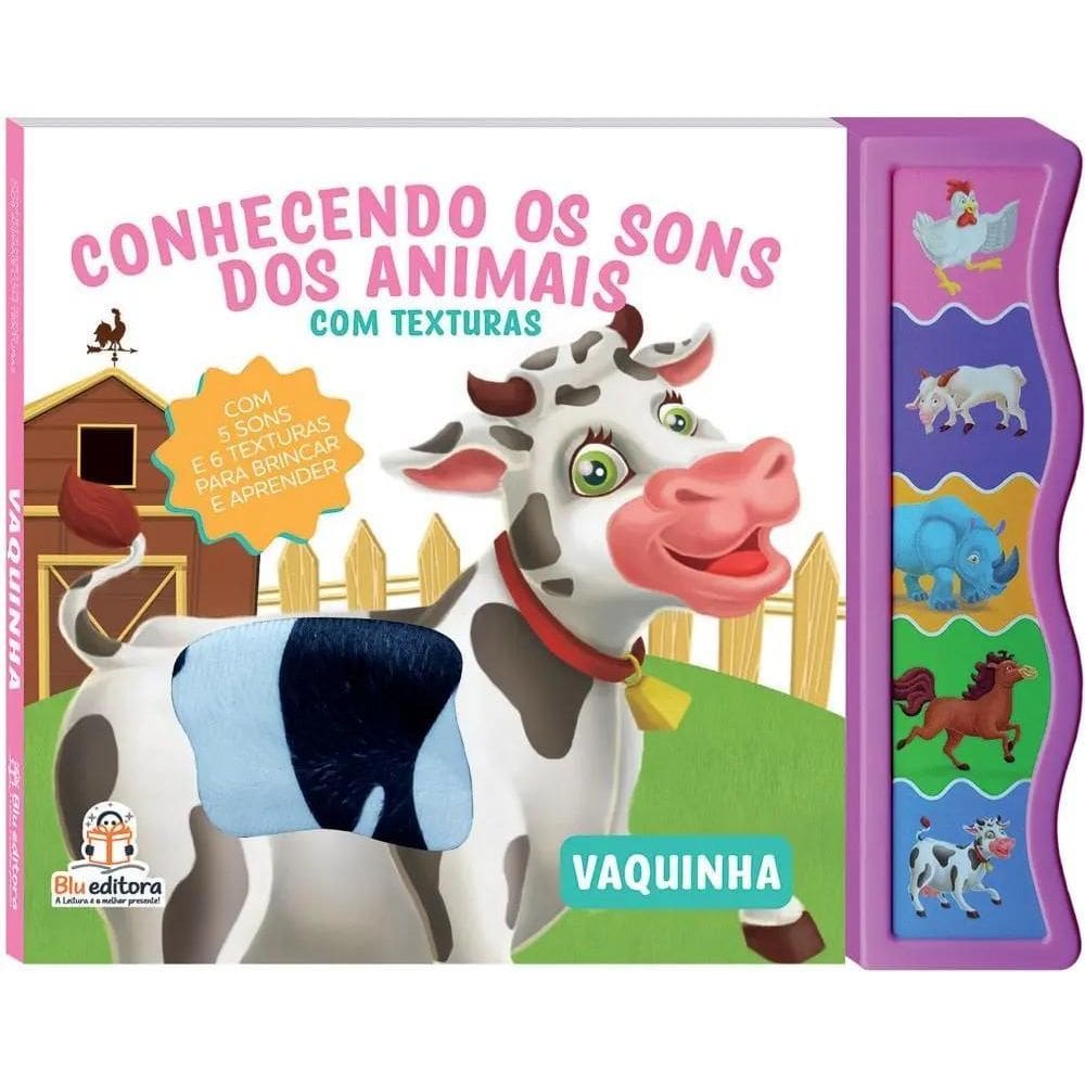 Conhecendo Os Sons Dos Animais Com Texturas - Vaquinha