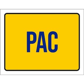 Placa Sinalização  Pac 36X46