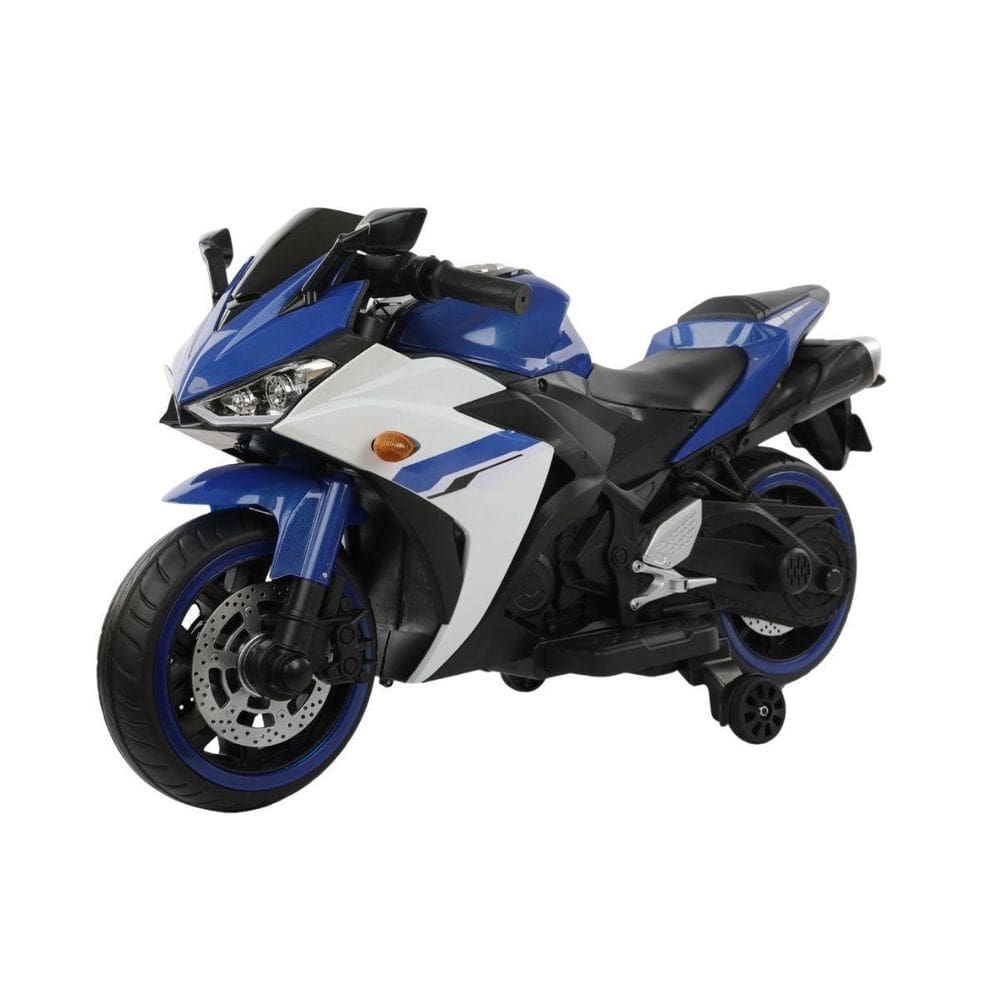 Mini Moto Elétrica Azul Infantil 12V Importway Esportiva