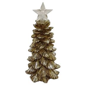 Arvore De Natal Com Led De Resina Decoração Para Natal 15Cm