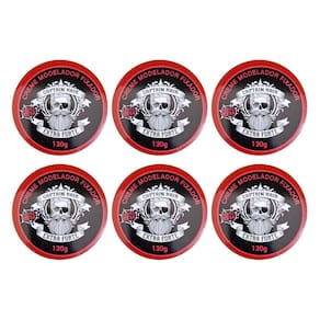 Creme Modelador Captain Hair Efeito Teia 130G - Kit Com 6Un