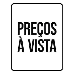 Kit 3 Placas Comércio Setor Preços À Vista