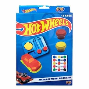 Massinha De Modelar Hot Wheels Oficina Fun F0138-0