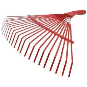 Vassoura Rastelo Jardinagem Folhas Gramas 22 Dentes Metal