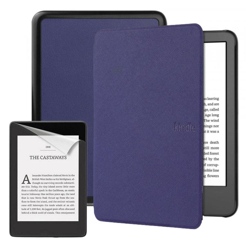 Capinha Couro Premium Para Kindle 12 Rs23Cv 6.0 + Película