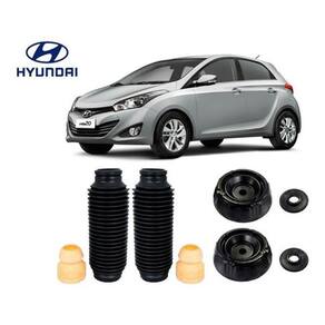 2 Kit Do Amortecedor Suspensão Dianteira Completo Coxim