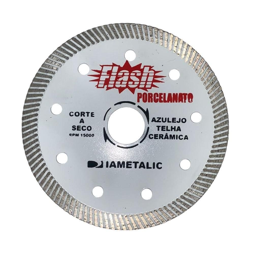 Disco Diamantado Porcelanato Flash 110Mm X 20Mm Diametalic