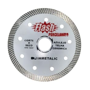 Disco Diamantado Porcelanato Flash 110Mm X 20Mm Diametalic
