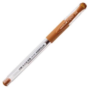 Caneta Uni-Ball Signo Dx Um-151 Gel 0.38 Marrom