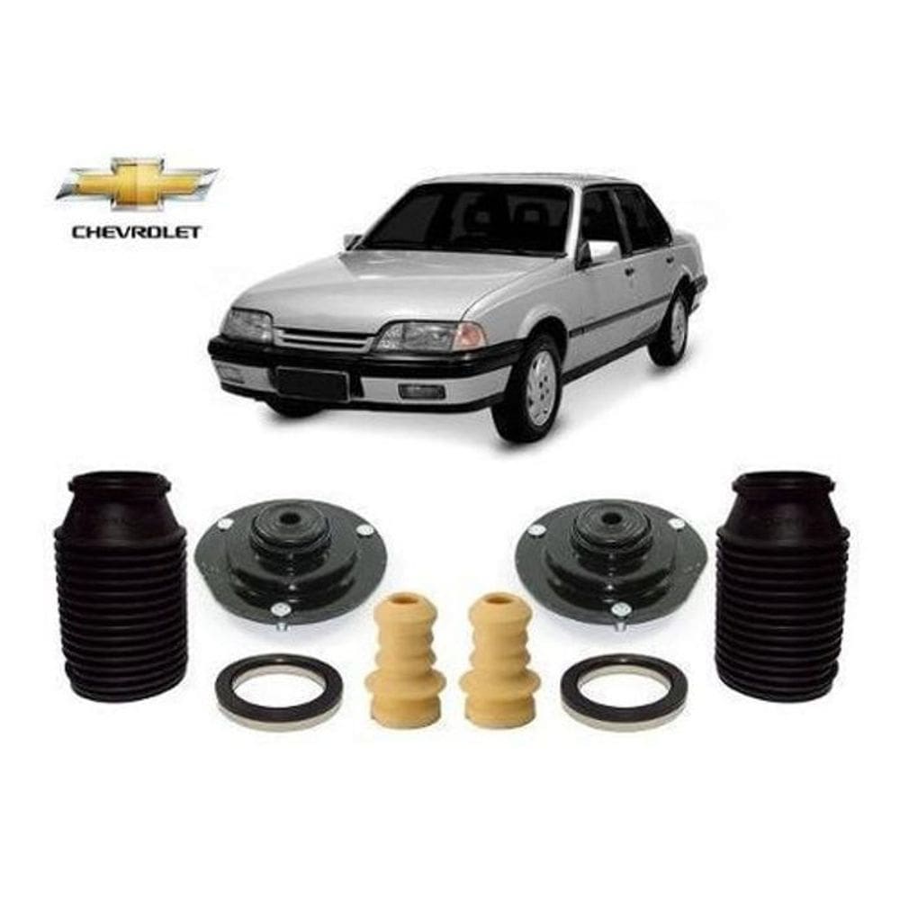 Par Kit Coxim Rolamento Batente Coifa Diant Gm Monza Tubarão 1991 1992 1993