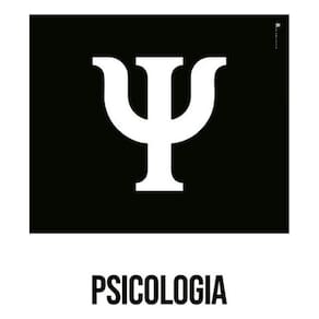 Kit 3 Placas Desenho - Psicologia