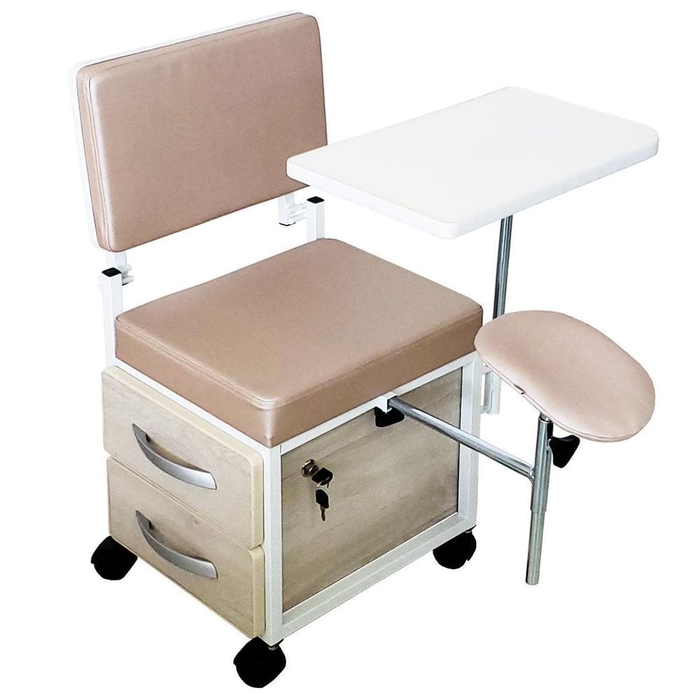 Cirandinha Manicure Pedicure Evolux Rosê Com Gaveta Avelã