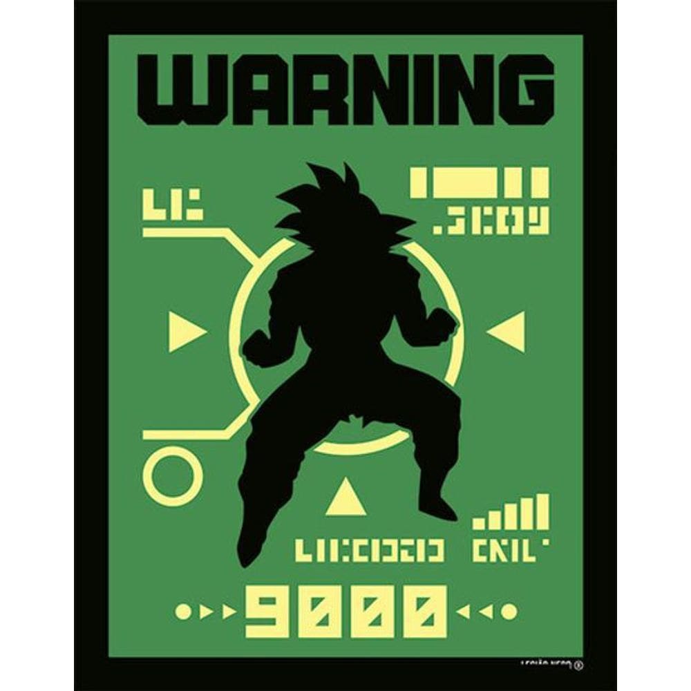 Kit 3 Placas Sinalização - Warning 9000
