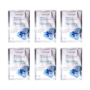 Po Descolorante Beira Alta 50G Queratina - Kit Com 6Un