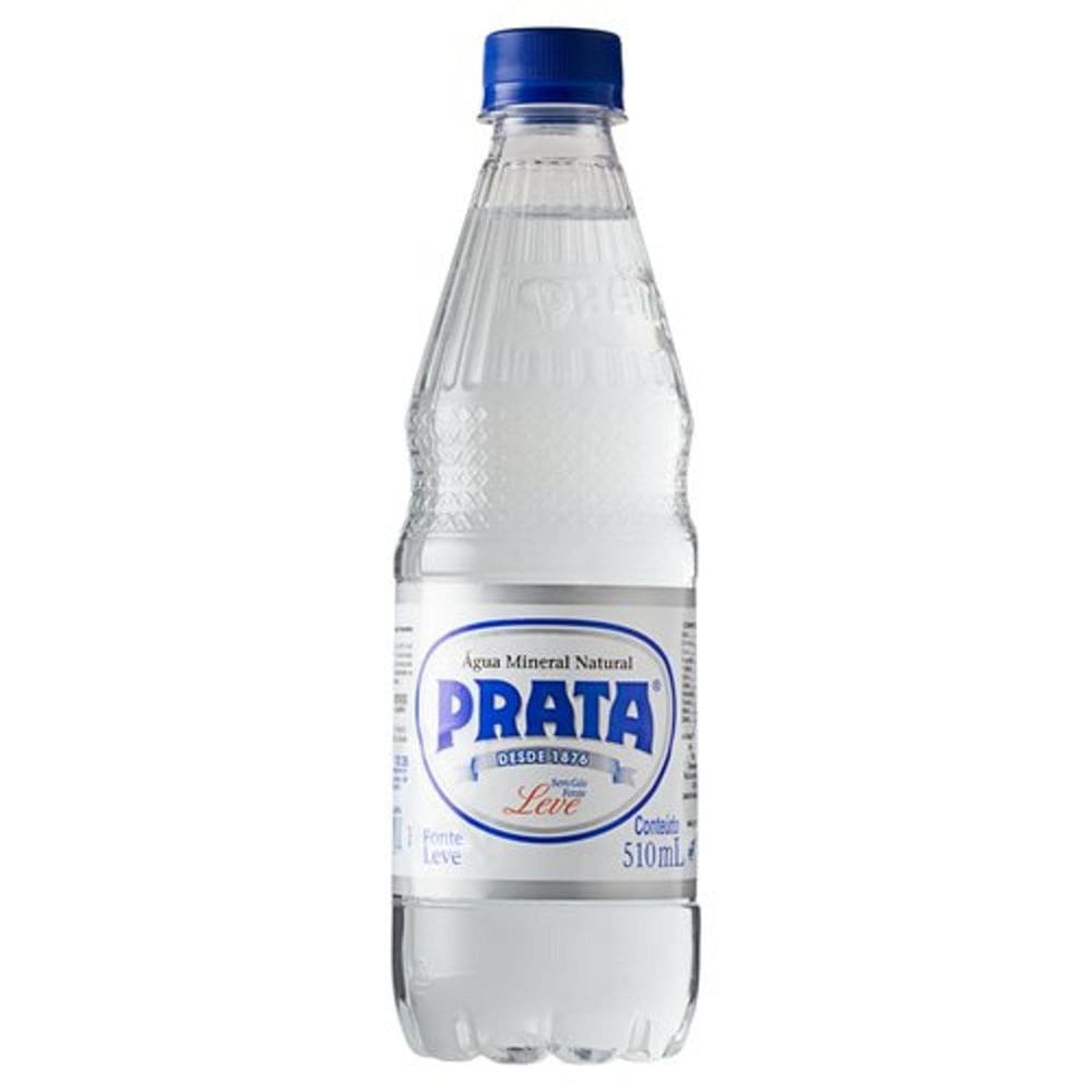 Água Mineral Prata Natural Leve S/ Gás 510Ml
