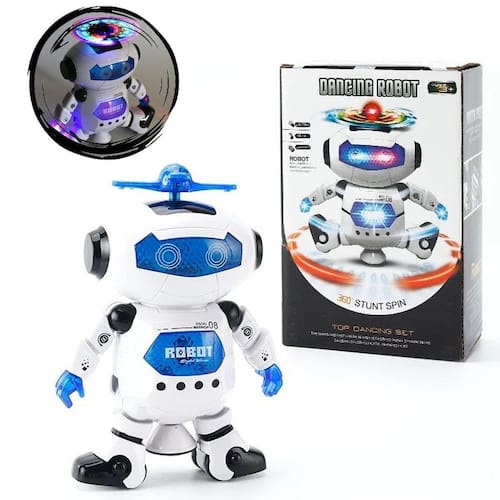 imagem-Robô Coptero Dançante Hélice Luz Som Movimentos 360