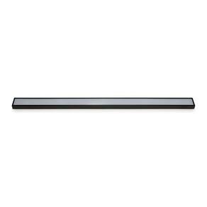 Luminária Led Save Energy Compact Linear De Sobrepor 36w Bivolt Preto 3000k Luz Amarela