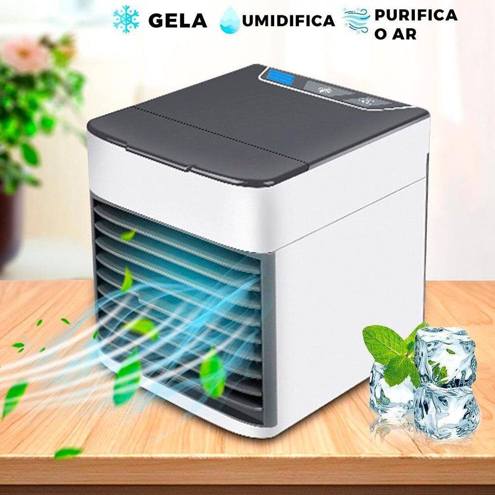 Mini Ar Condicionado Usb Portátil Ventilador Ideal Quarto E