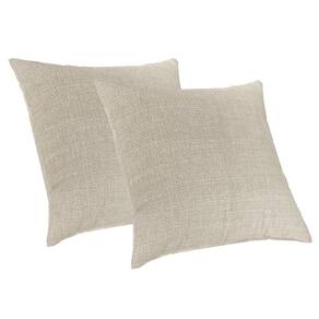 2 Capas Almofada Luxo 50X50 Suede Premium Com Ziper Caqui