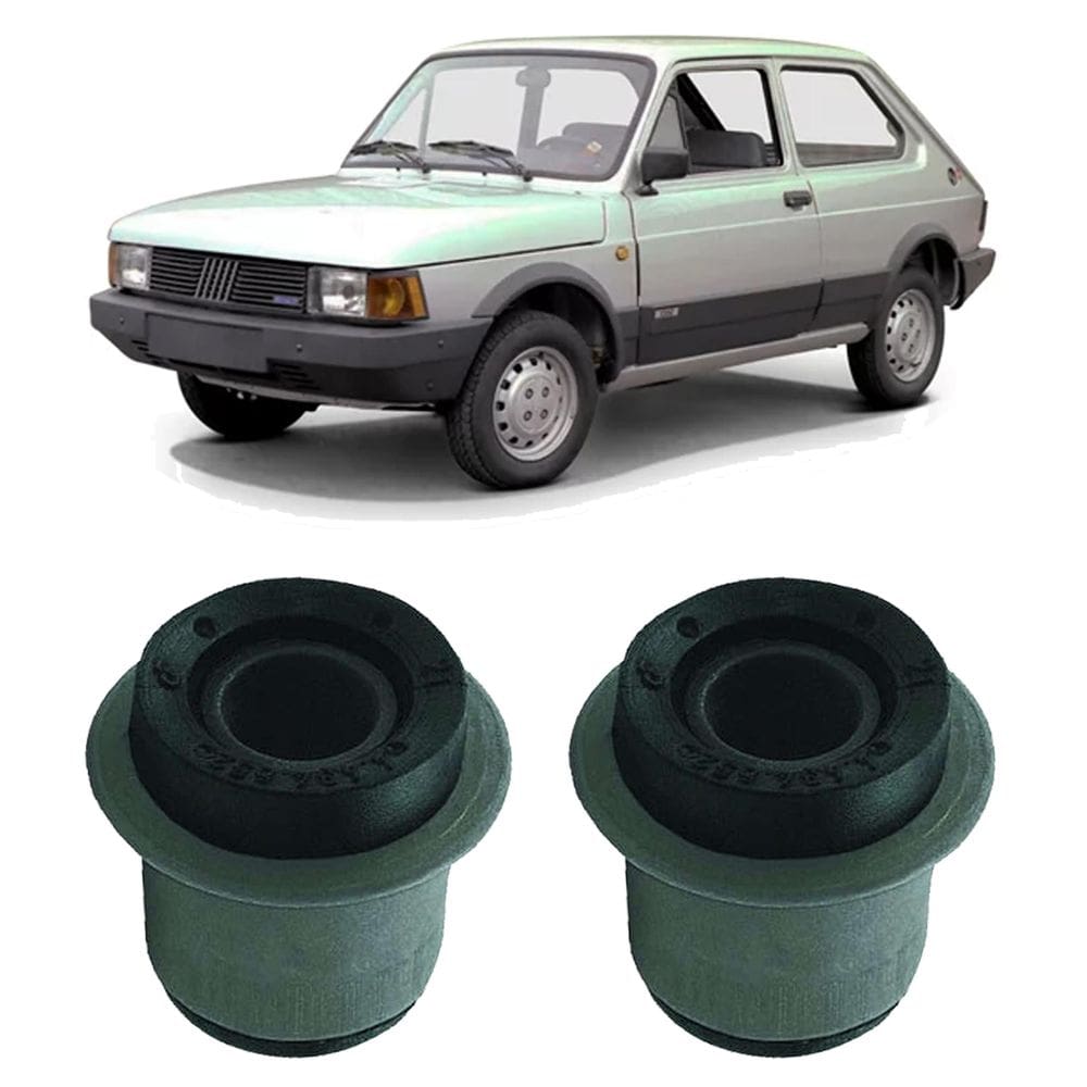 Par Borracha Leque Suspensão Traseira Fiat 147 1980 A1985