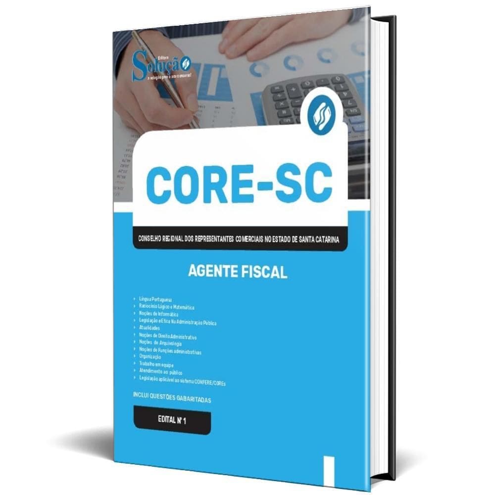 Apostila Core Sc 2024 - Agente Fiscal