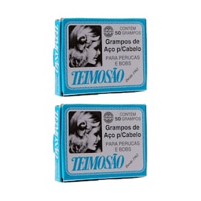 Grampo Teimoso N 7 Com 50 Loiro - Kit Com 2Un