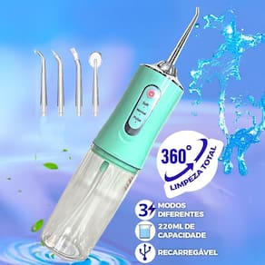 Aparelho Bucal Elétrico 3 Em 1 Limpeza Profunda Implantes E