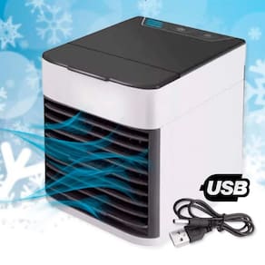 Mini Ar Condicionado Usb Portátil Ventilador Ideal Quarto E