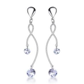 Brinco Feminino Clássico Zircônia Aço Inox Antialérgico Leve