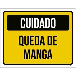 Kit 3 Placas Cuidado Quedra De Manga