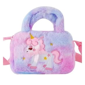 Bolsa Bolsinha Infantil Unicórnio Pochete Cintura Mochila