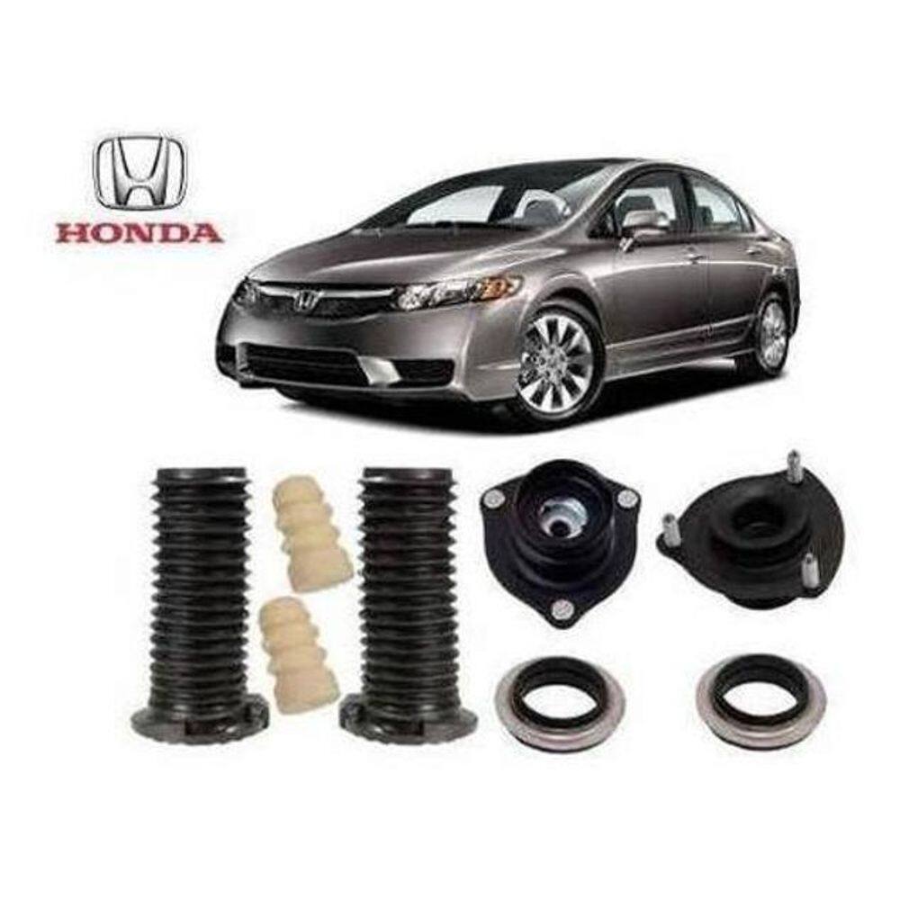 Par Kit Coxim Batente Dianteiro New Civic 2007 2008 2009 2010 2011 2012