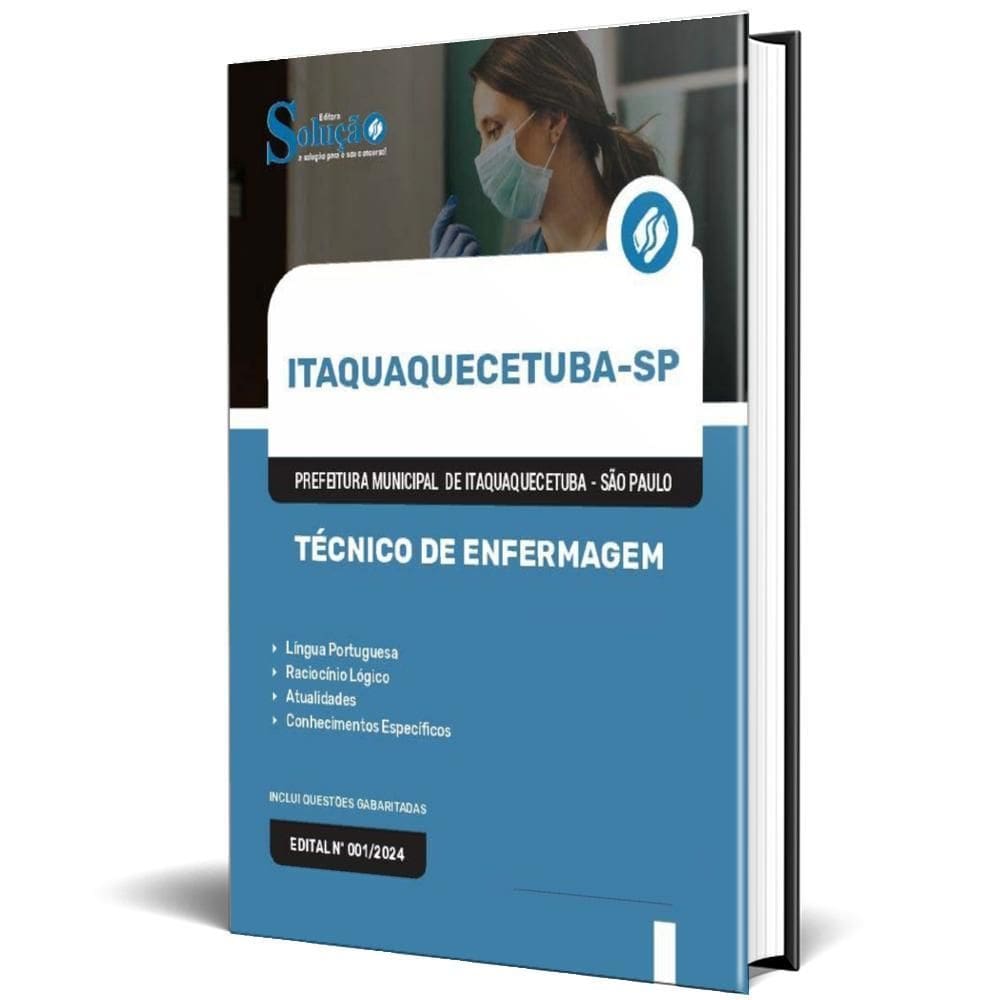Apostila Prefeitura Itaquaquecetuba Sp 2024 Técnico