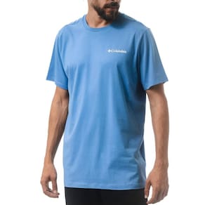 Camiseta Masculina Columbia GG Azul 100% Algodão