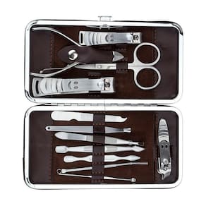 Kit De Unhas Profissional Completo Com 12 Peças Portátil
