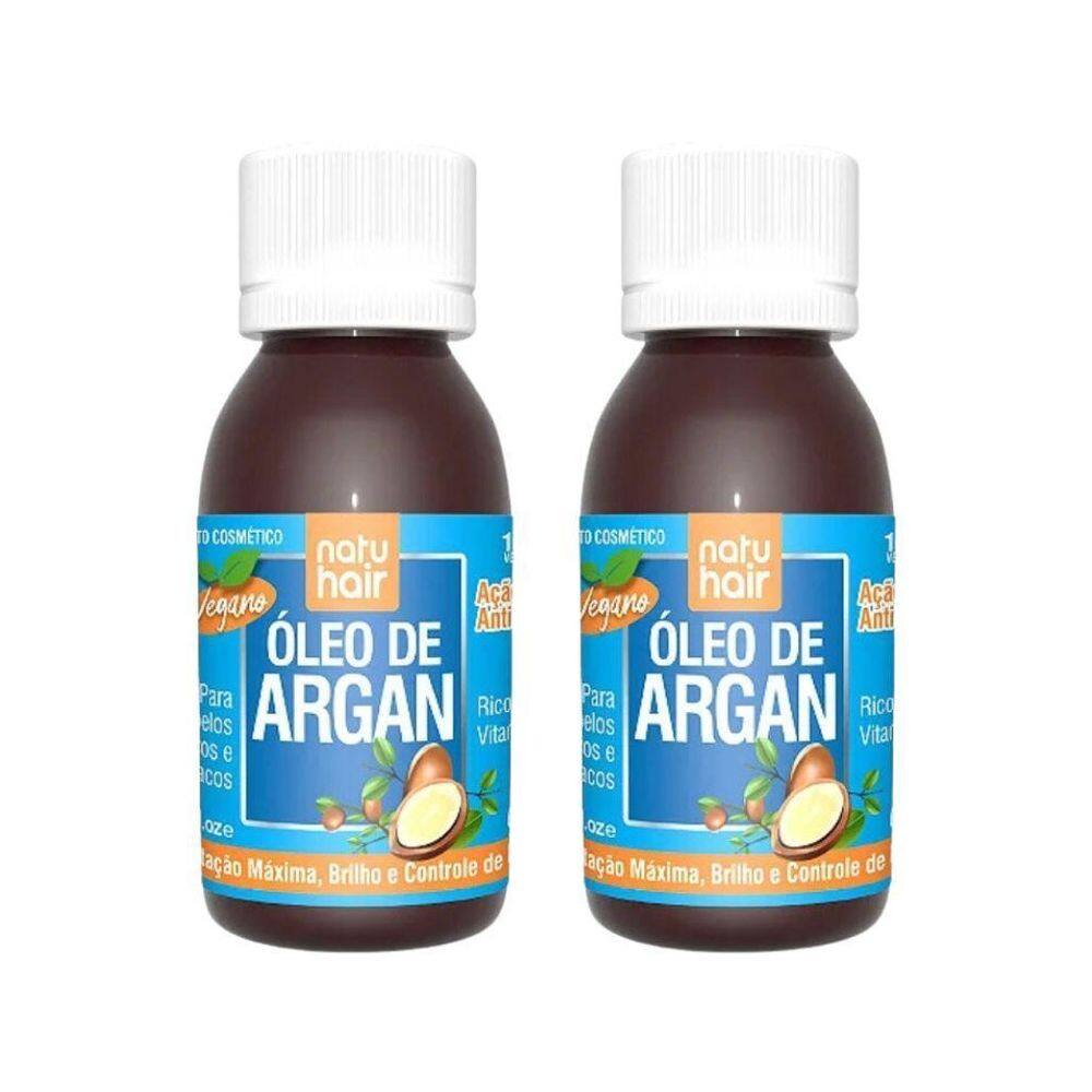 Oleo Capilar Natuhair 60Ml Argan - Kit Com 2Un