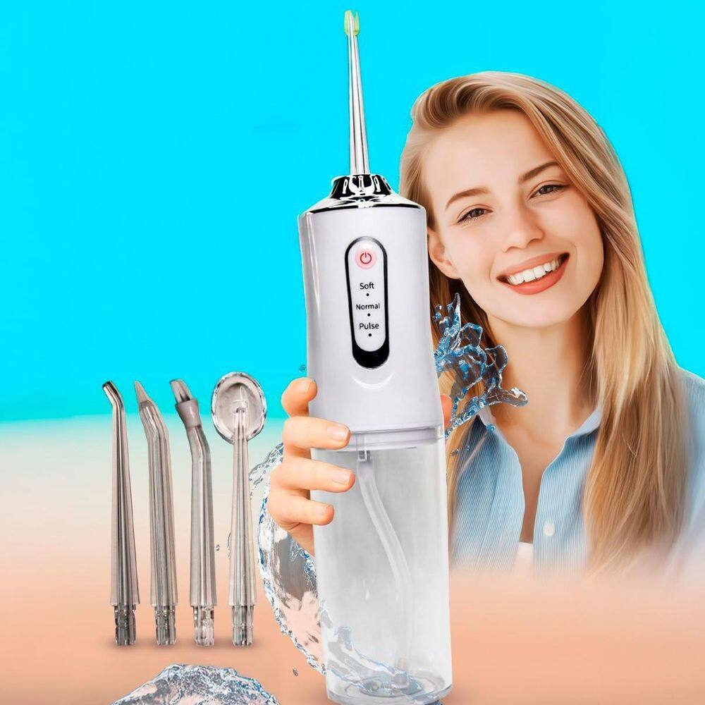 Aparelho Bucal Elétrico 3 Em 1 Para Limpeza Dental Completa