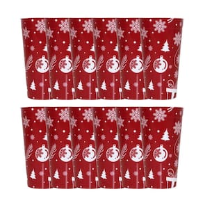 Conjunto 12 Copo Decoração De Natal Reutilizáveis Envio Já
