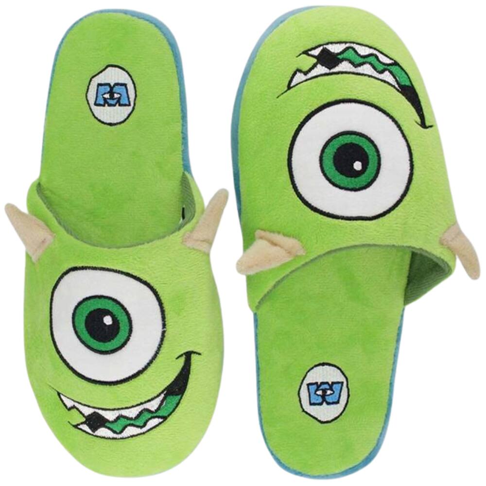 Mike Wazowski Chinelo Quarto Unissex Adulto Oficial Monstros S.A Disney Pixar
