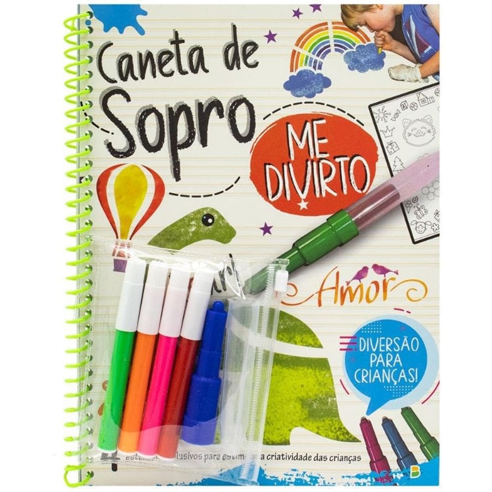 Caneta de Sopro: me Divirto