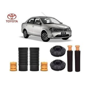 4Kit Coxim Amortecedor Dianteiro Traseiro Toyota Etios Sedan