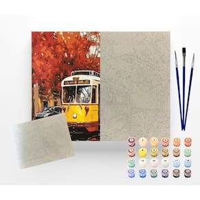 Tela Pintura Numerada Bondinho 40x50 C3040-w8616